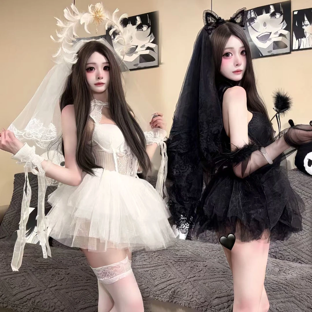 魔法少女（80-150斤）大码（钢托胸垫）网纱两穿吊带马甲家居睡裙3200