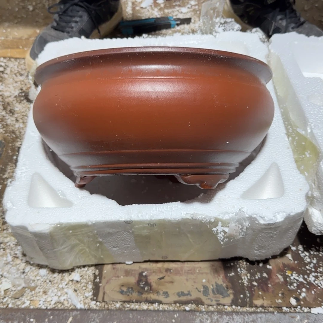 紫砂花盆口径25.11口径