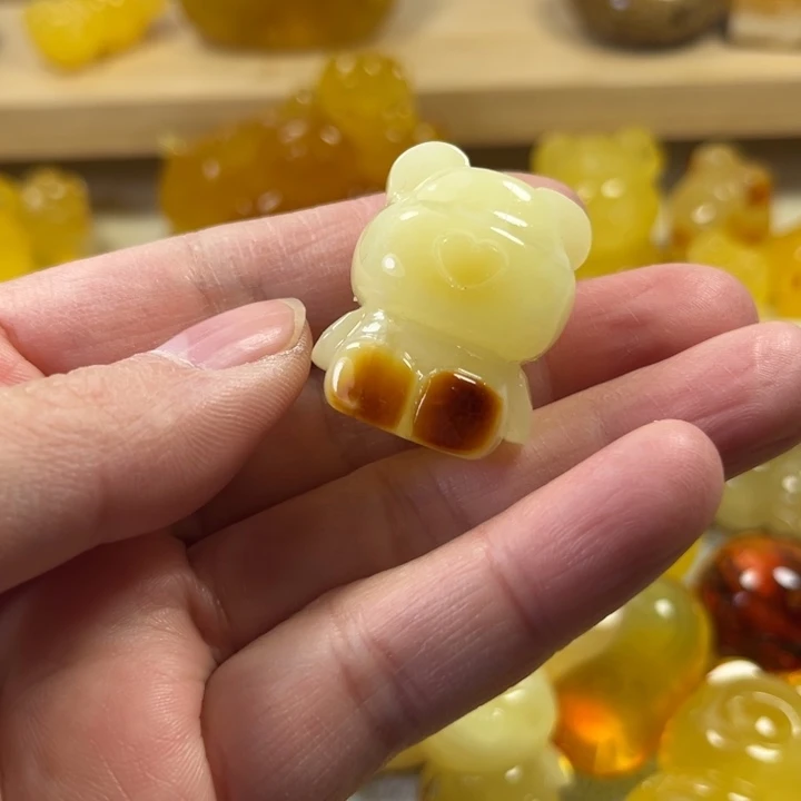琥珀颈饰未镶嵌琥珀蜜蜡