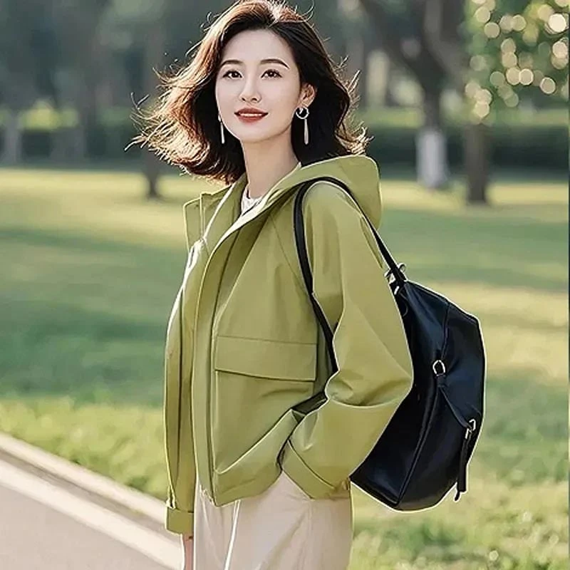 2025春秋新款慵懒风小个子设计感纯色短外套女小众高级感百搭上衣