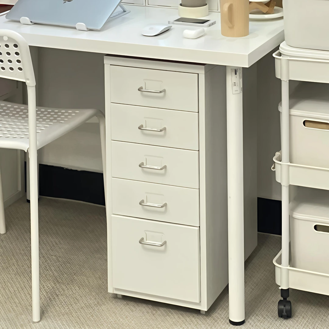 海尔默抽屉式收纳柜卧室夹缝柜办公室桌下文件柜床头柜储物柜斗柜