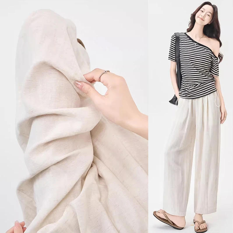 孕妇装2025夏季新款休闲超薄阔腿裤透气外穿百搭休闲显瘦直筒裤