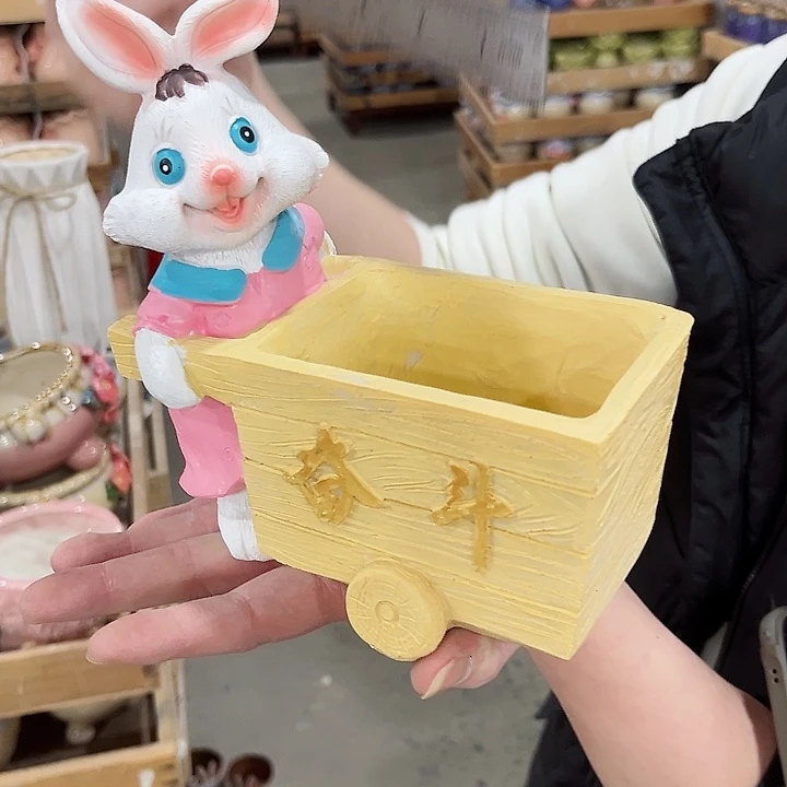 陶瓷树枝材质摆件花盆