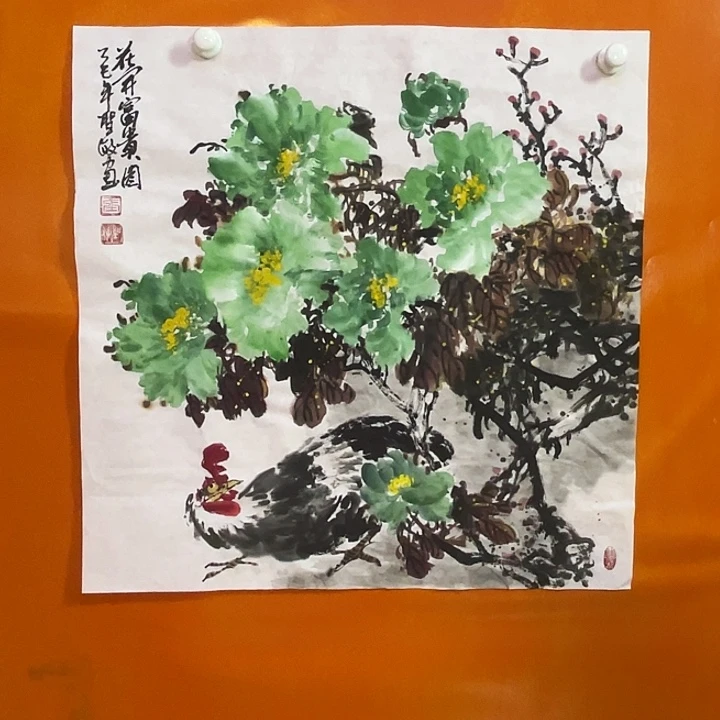 国画张圣敏先生纯手绘作品