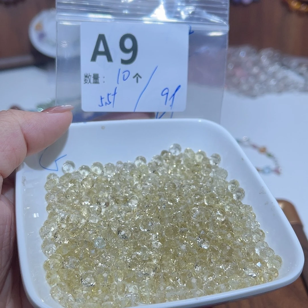 水晶珠宝半成品未镶嵌A9。