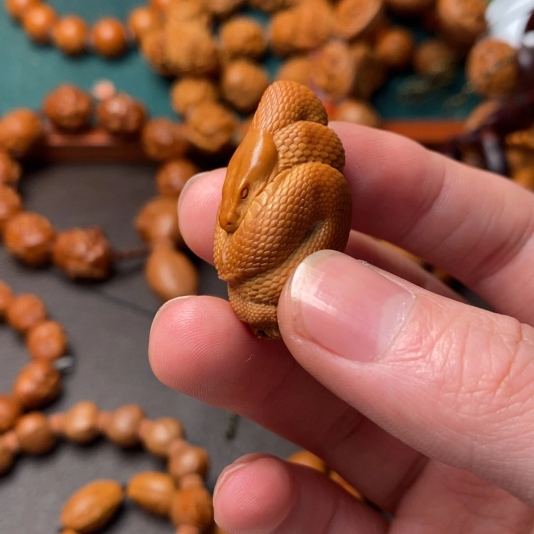 橄榄核吊坠紫**来橄榄核