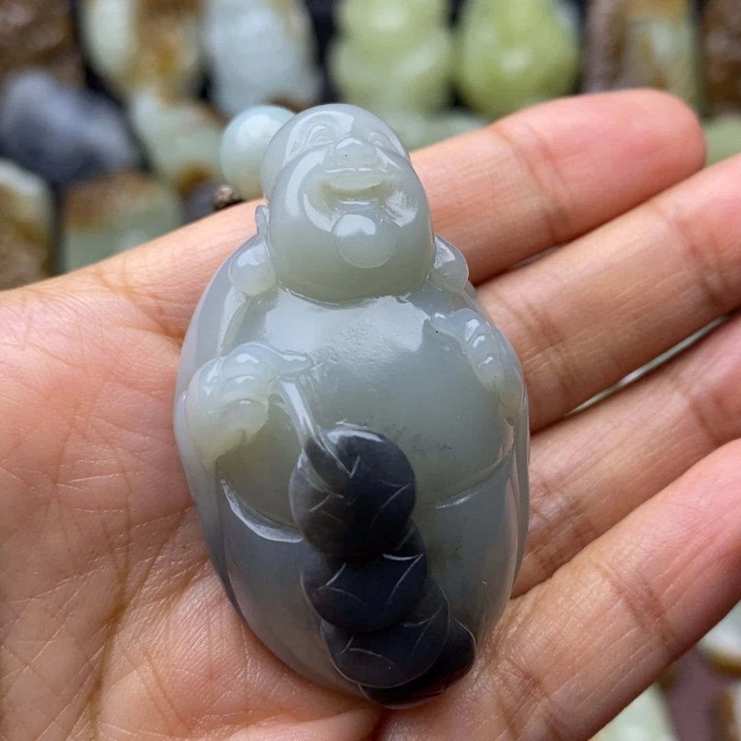 项链未镶嵌和田玉（糖玉）