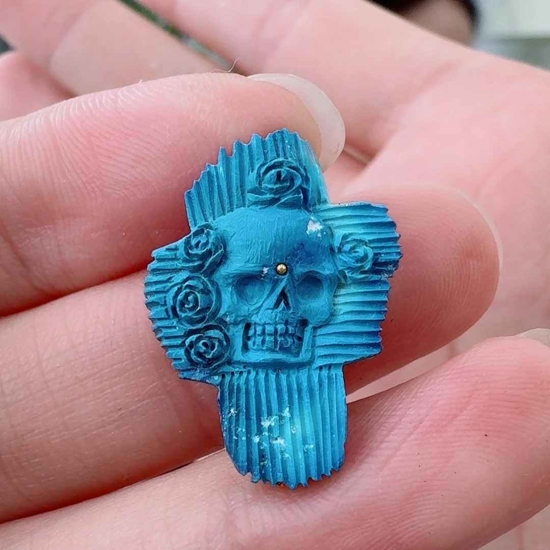 未镶嵌绿松石珠宝奇石