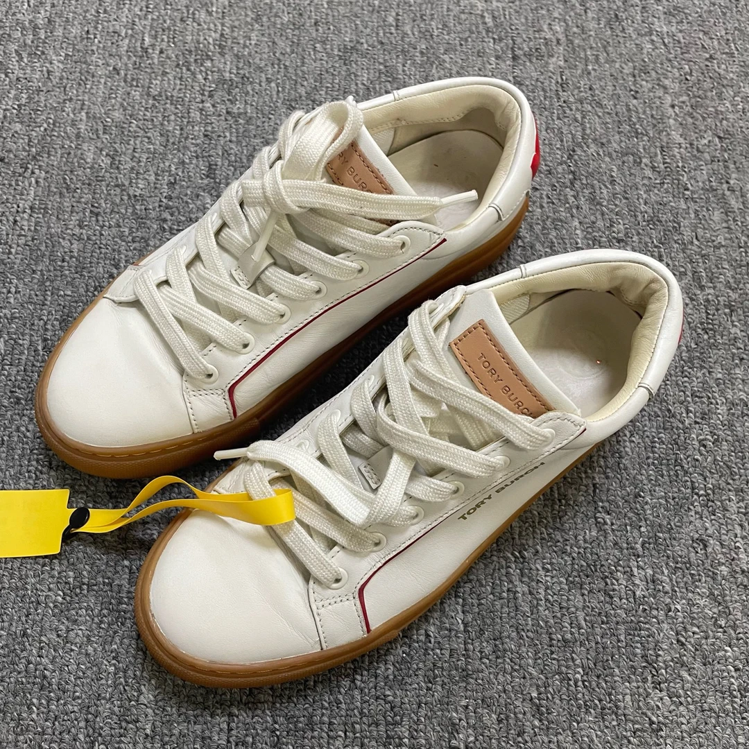 95新 TORY BURCH/汤丽柏琦 轻便时尚低帮板鞋 35.5码/14021