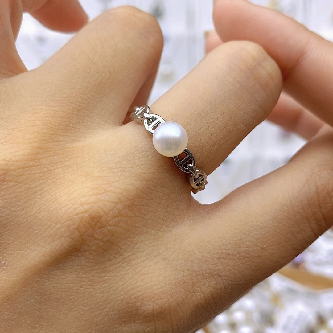 戒指未镶嵌淡水珍珠