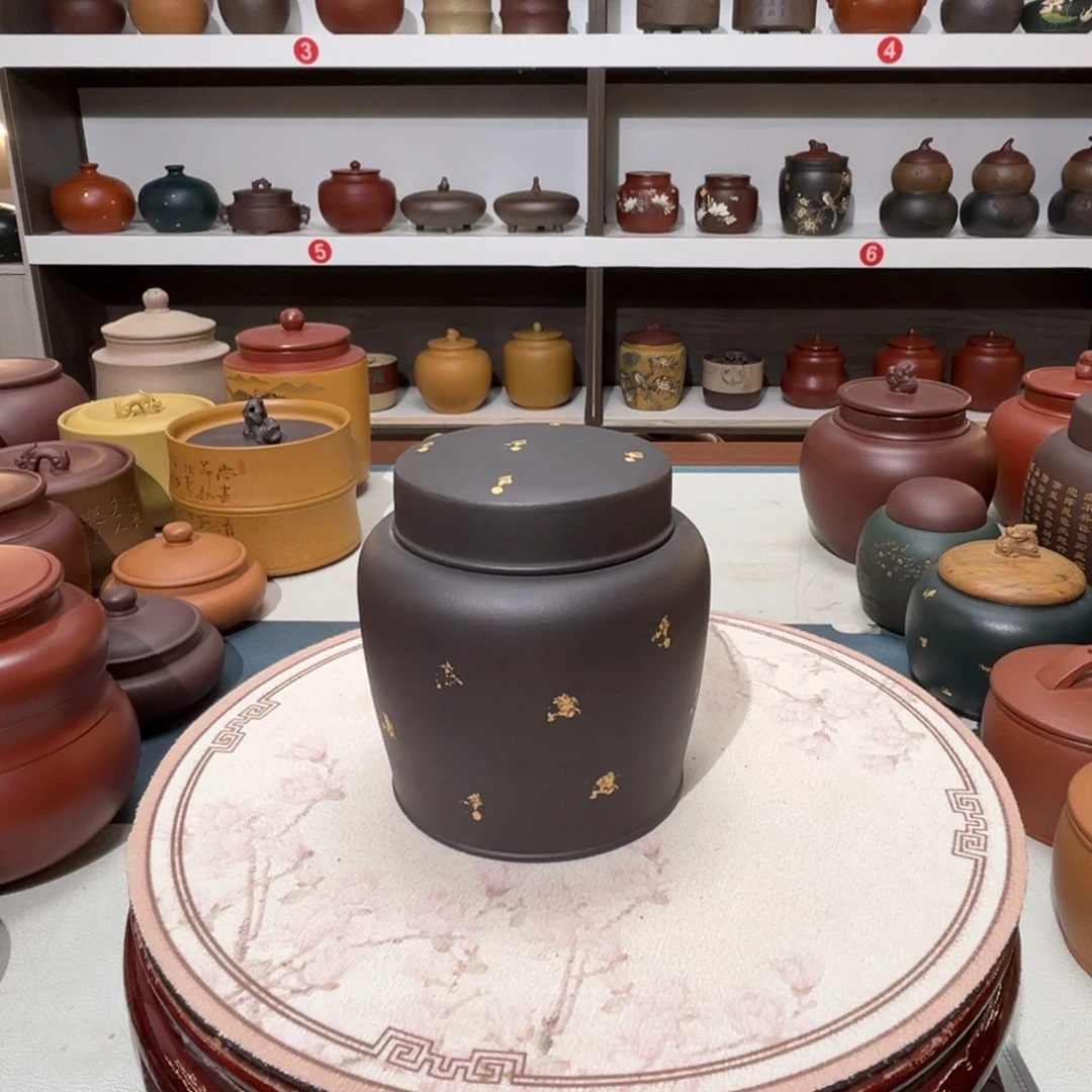 紫砂茶叶罐紫砂罐