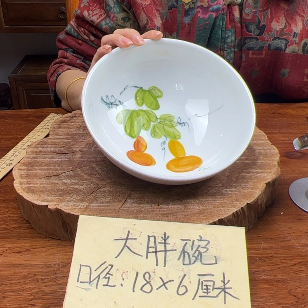 瓷片景德镇陶瓷手工手绘制作