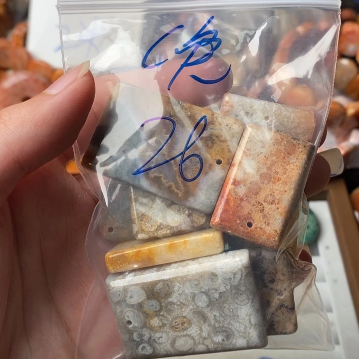 c***兔硅化玉未镶嵌珊瑚玉