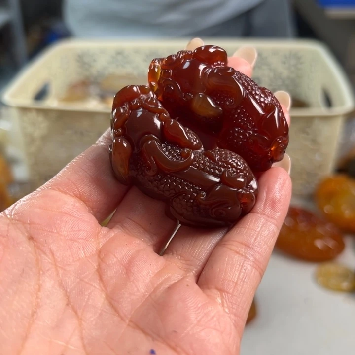 玛瑙/玉髓吊坠(不含链)未镶嵌