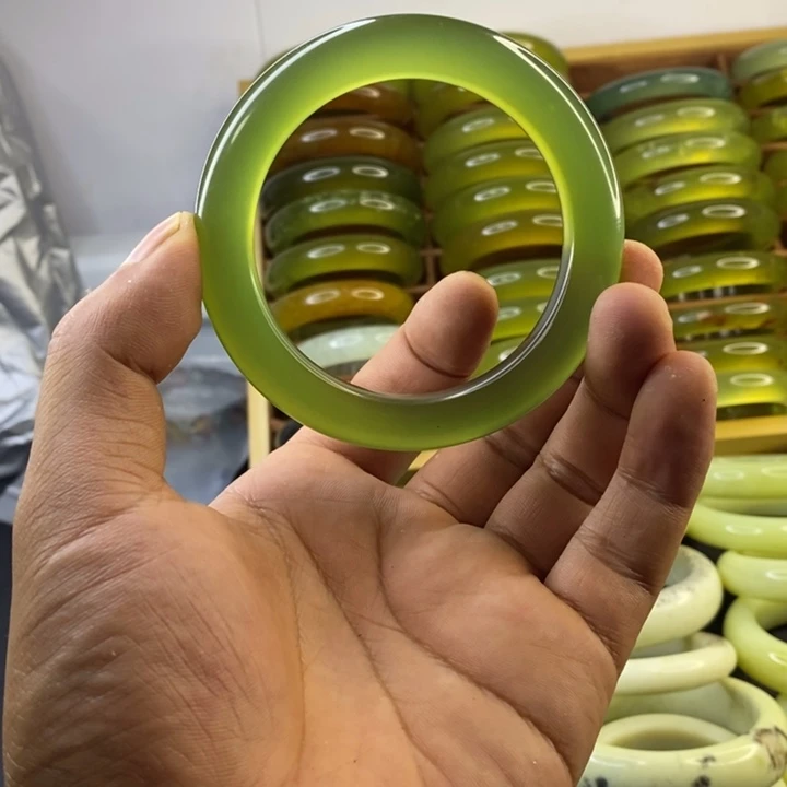 蛇纹石玉合金手镯