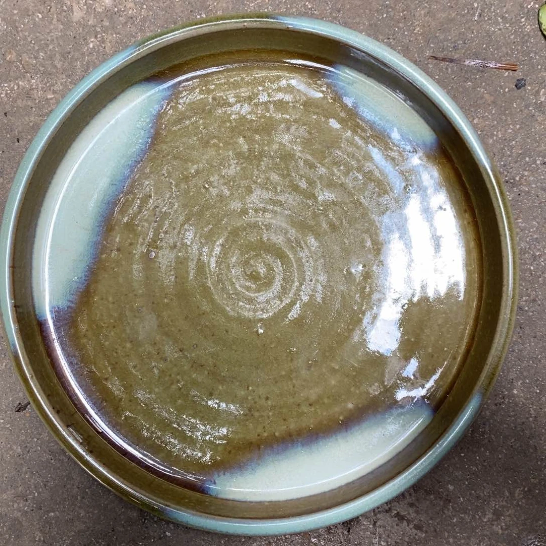 浪鬼柴烧釉绘柴烧耍*