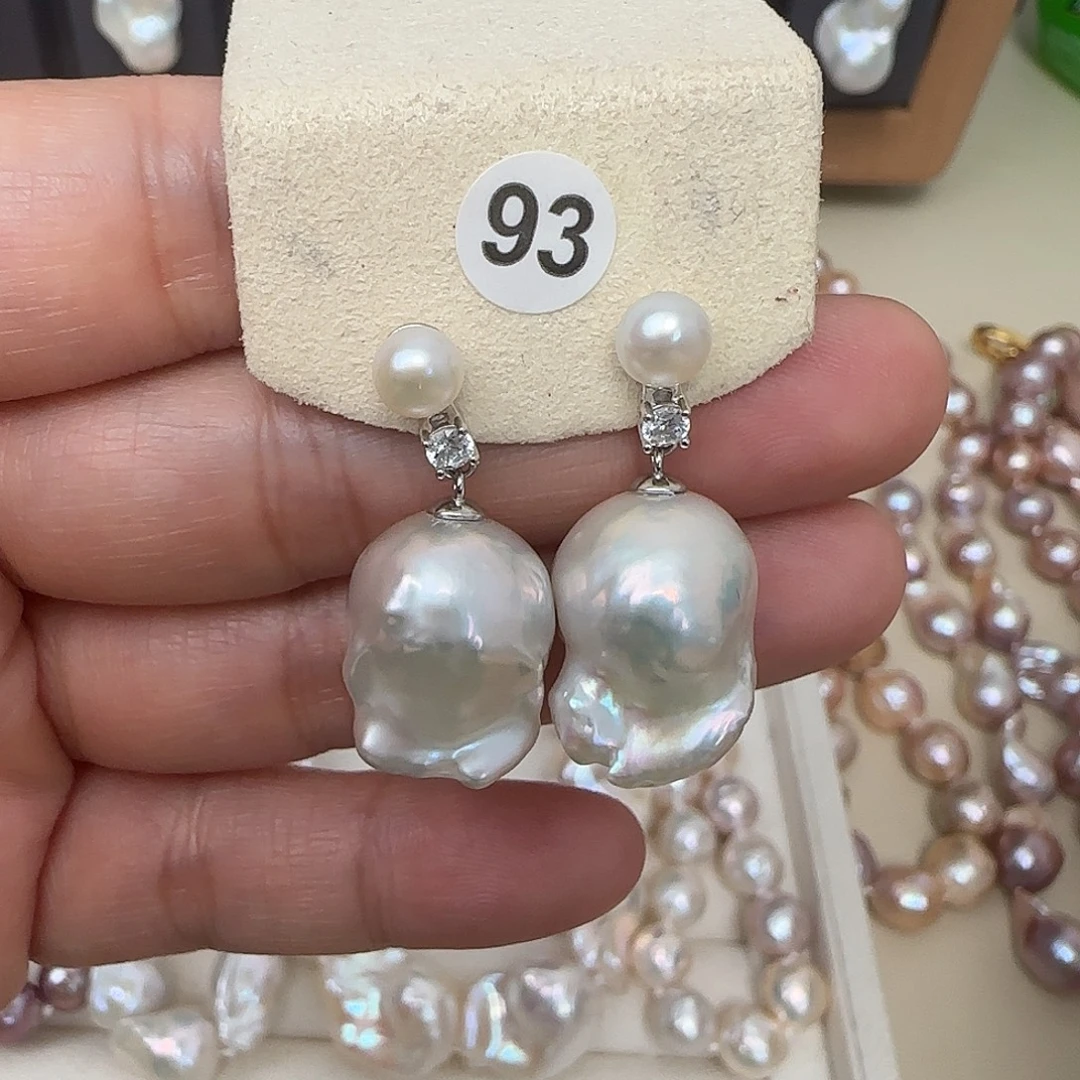 淡水珍珠颈饰银S925镶嵌