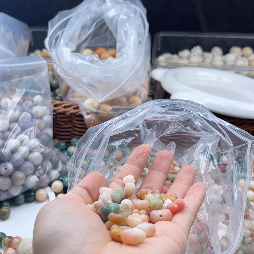 白玉菩提吊坠q12mm/20+2颗