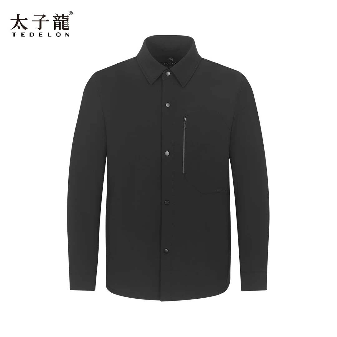 TEDELON/太子龙【翻领款】休闲夹克秋季外套 简约时尚百搭 75316555
