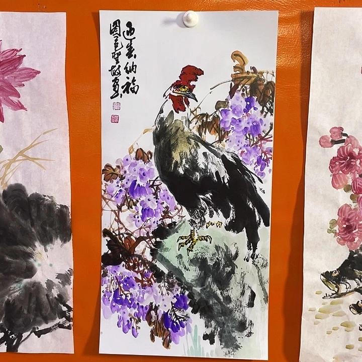 国画张圣敏先生纯手绘作品
