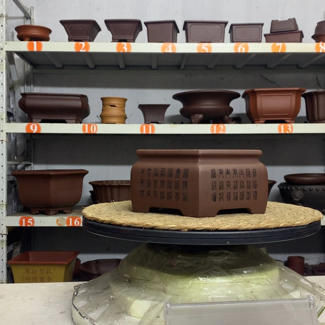 紫砂花盆精品紫砂花盆包邮