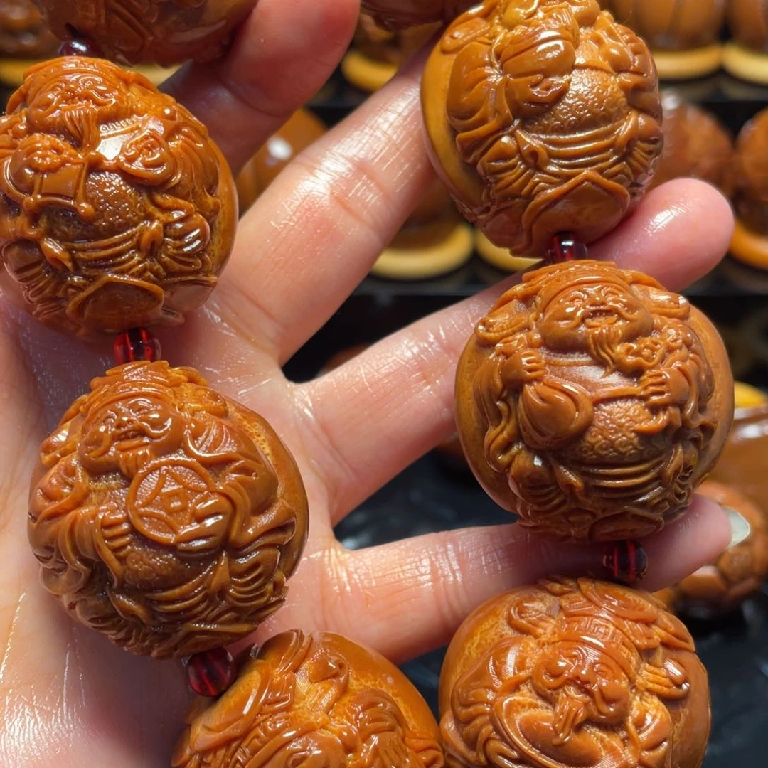 橄榄核手串/手链小***、龙财一条