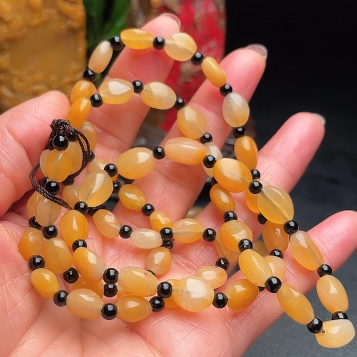 田黄石田黄石闲章把件项链