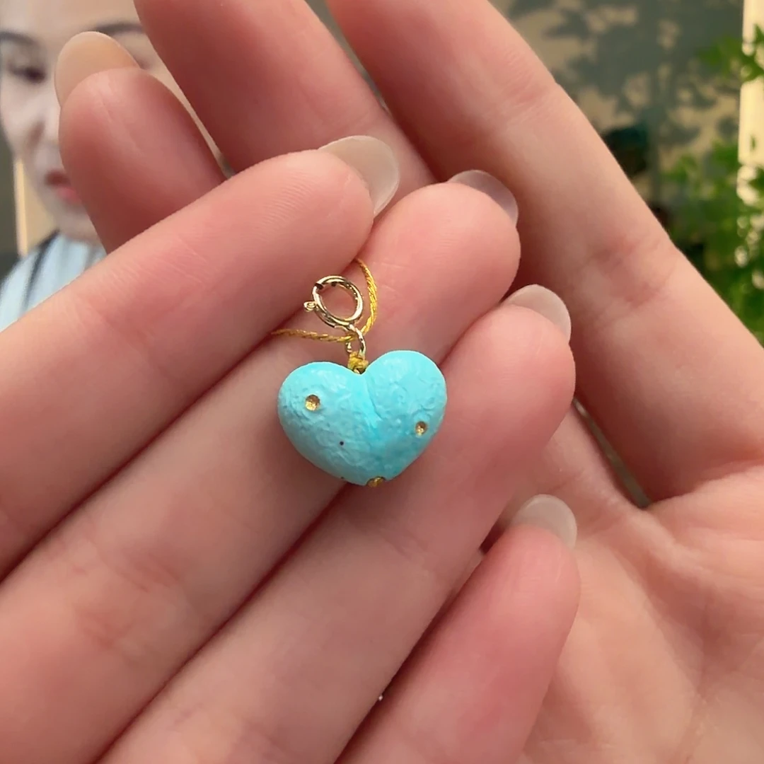 绿松石未镶嵌颈饰