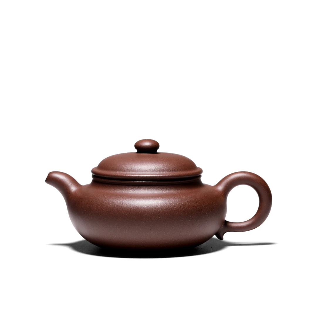 戚小乔景舟仿鼓原矿紫泥180cc全手工紫砂壶茶具纯手工陶长辉徒弟