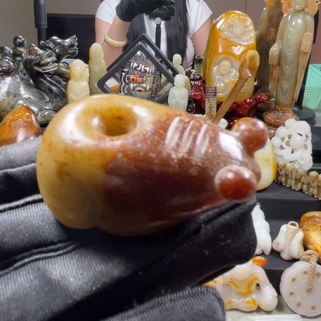 和田玉未镶嵌把件14