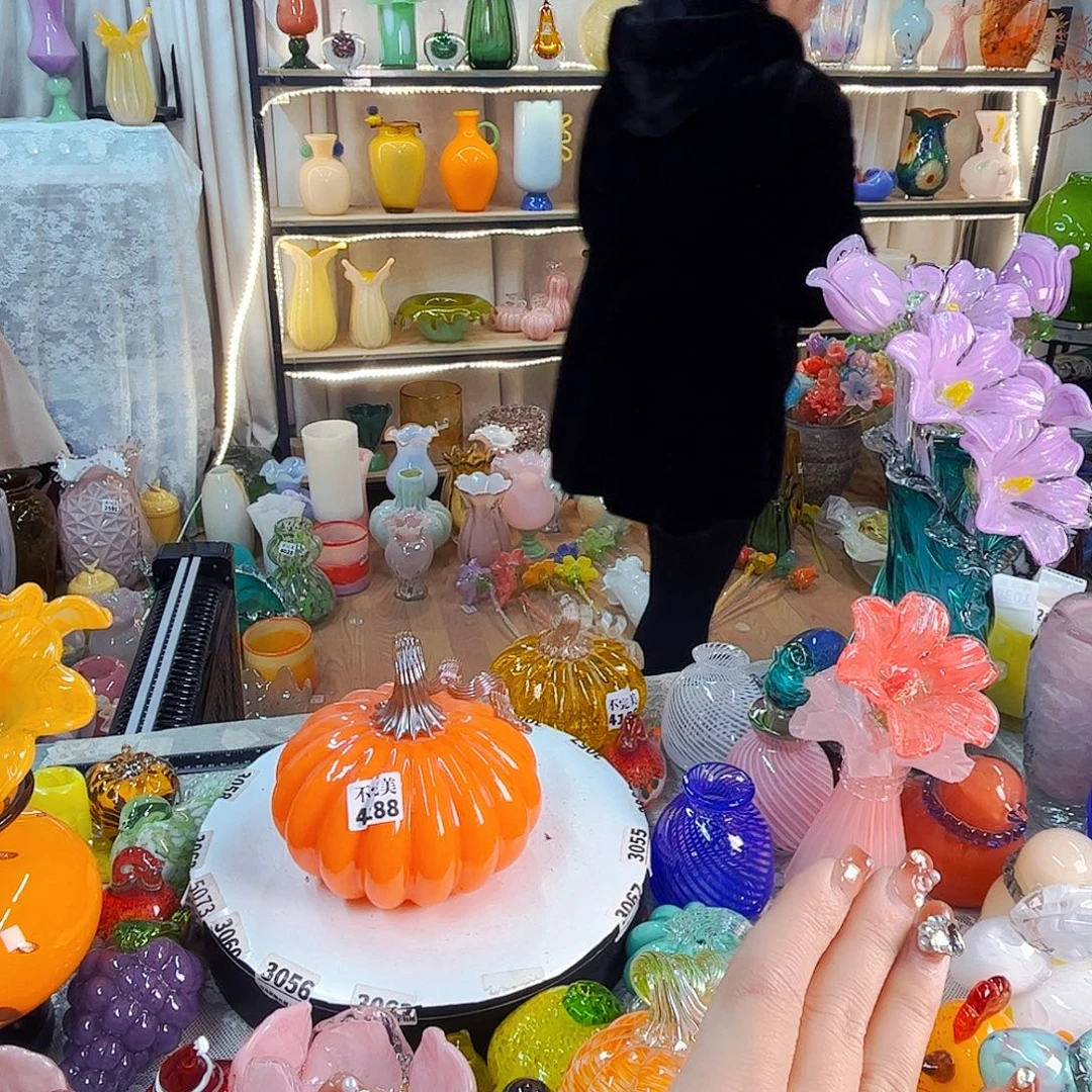 南瓜家悦美居琉璃摆件不完美