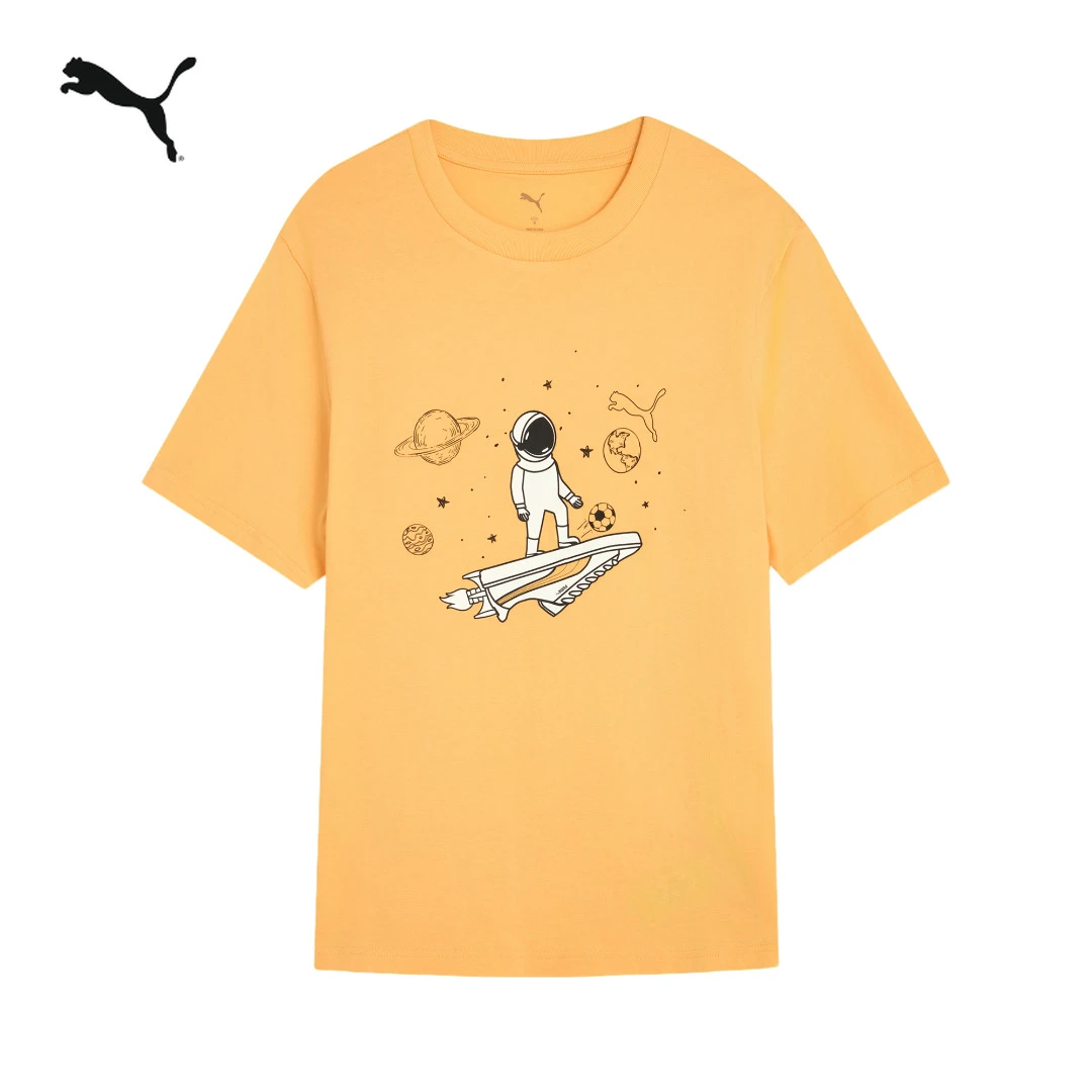 PUMA彪马官方新款男子运动休闲印花短袖T恤 SPACE TEE 691854