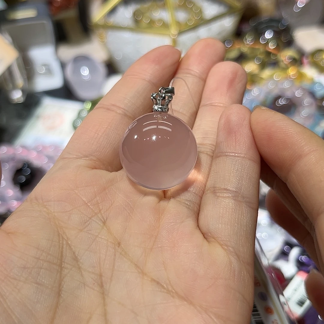 【闪购商品】水晶手链银S925镶嵌空***兰吊坠