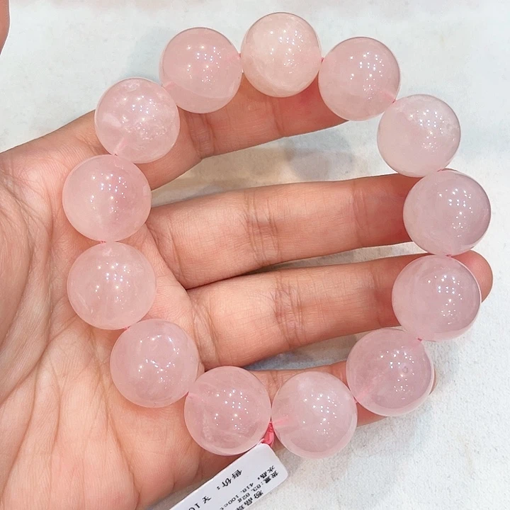 【闪购商品】未镶嵌手链水晶—福利卡16天然粉水晶手串