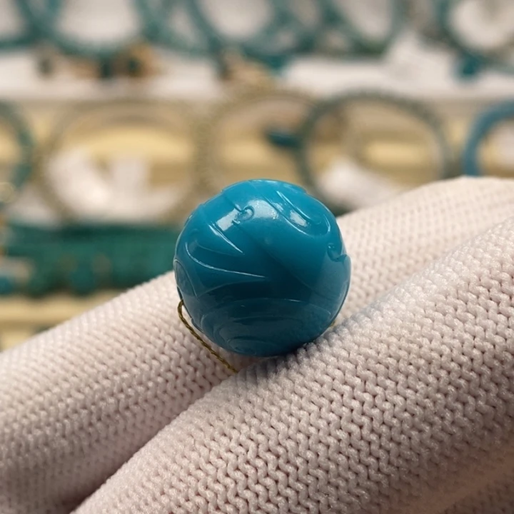 绿松石珠宝奇石未镶嵌A37 