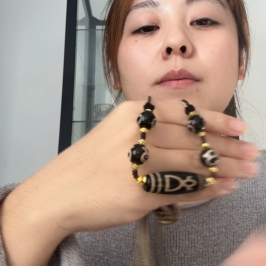 玛瑙/玉髓合金颈饰