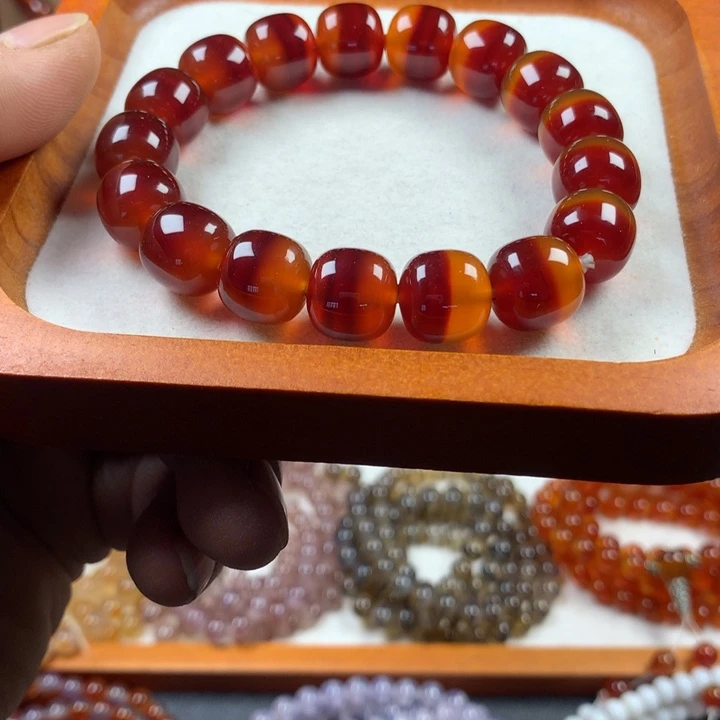 玛瑙/玉髓未镶嵌手链