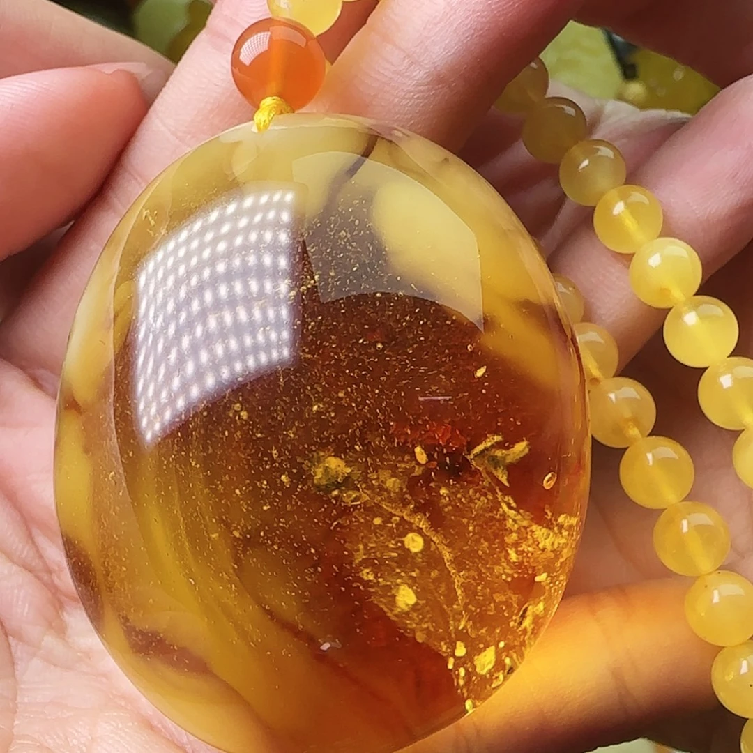 【闪购商品】琥珀颈饰未镶嵌吊坠