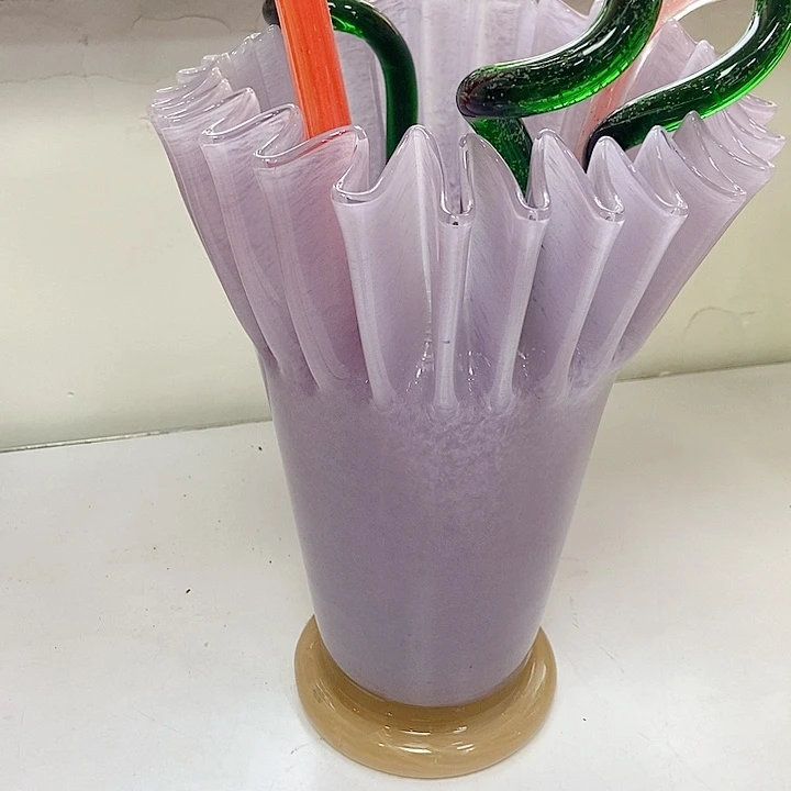 琉璃花瓶高度29厘米16厘米