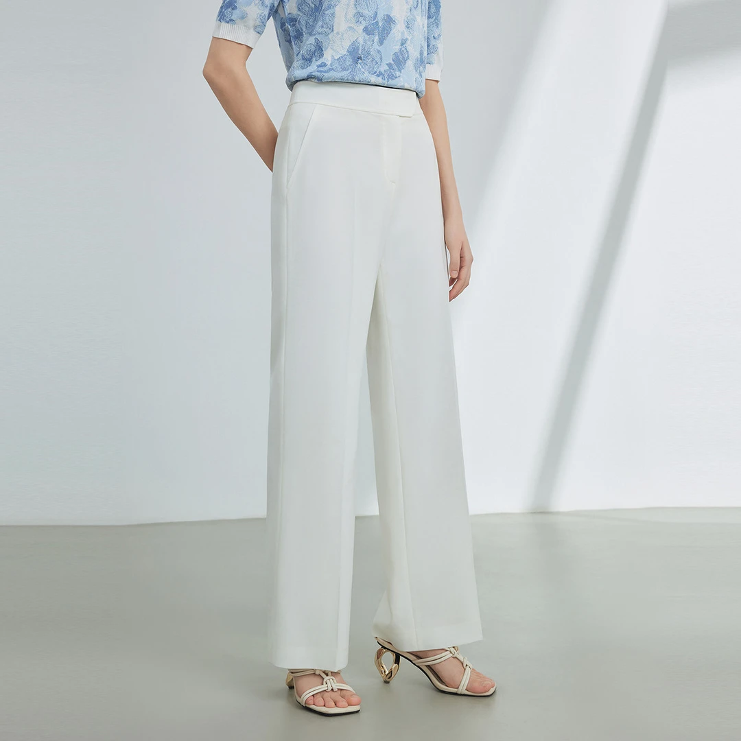 LANCY/朗姿【专柜同款】春秋简约气质通勤女式显瘦直筒西装