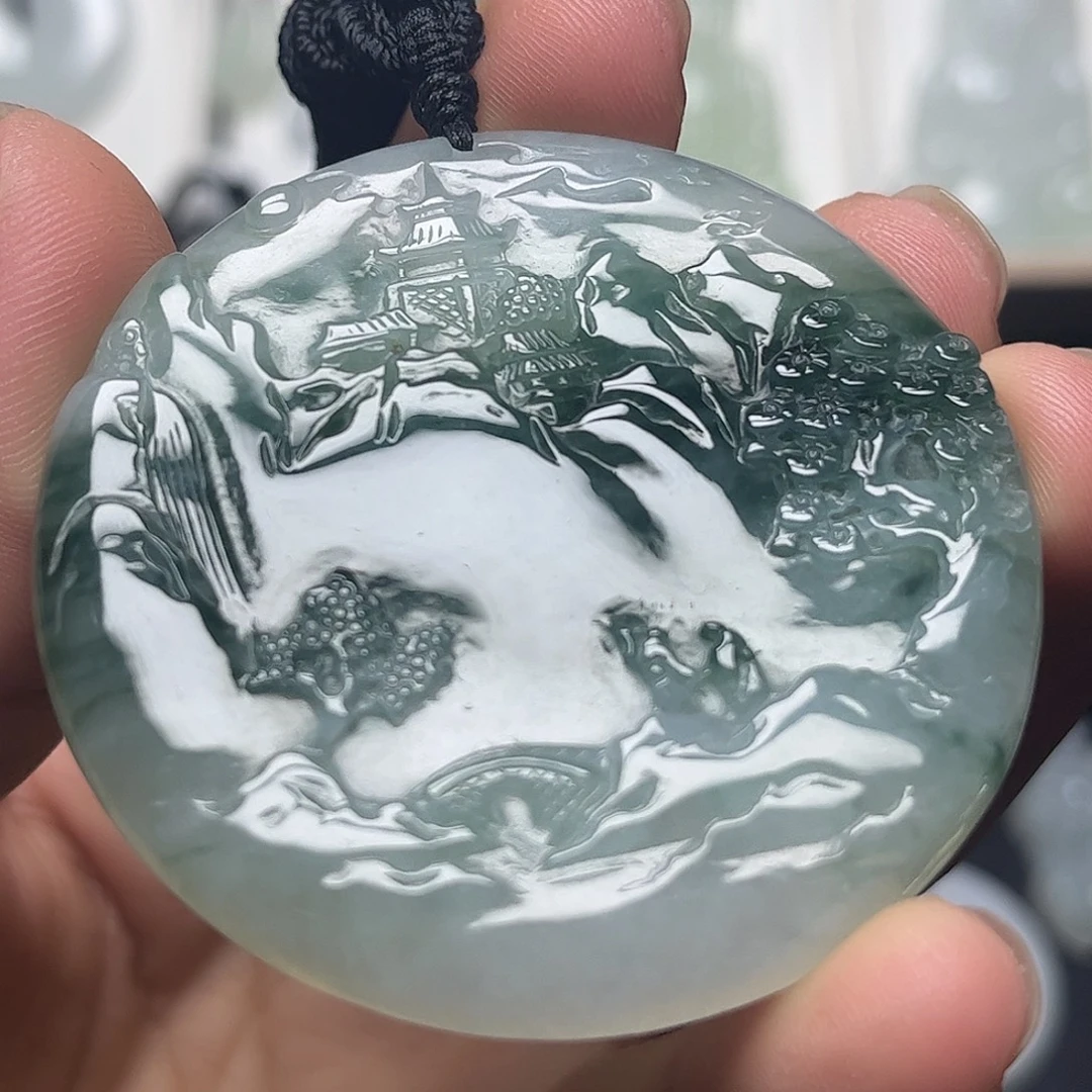翡翠未镶嵌颈饰缅甸天然翡翠
