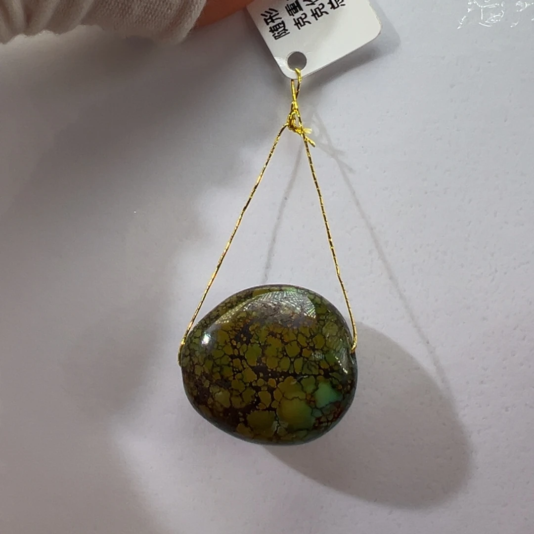 绿松石未镶嵌挂件