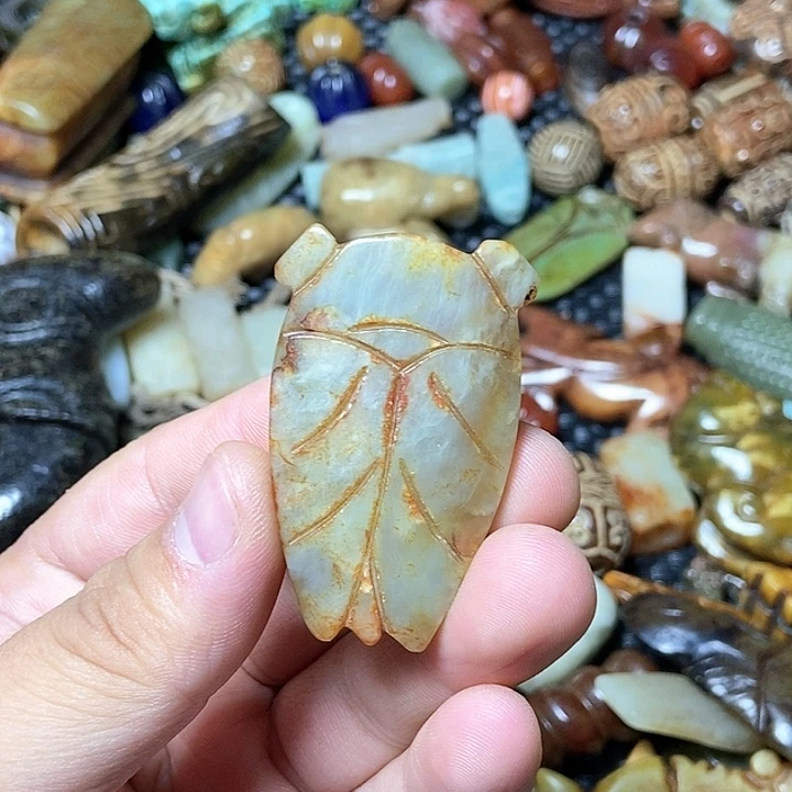和田玉未镶嵌颈饰157