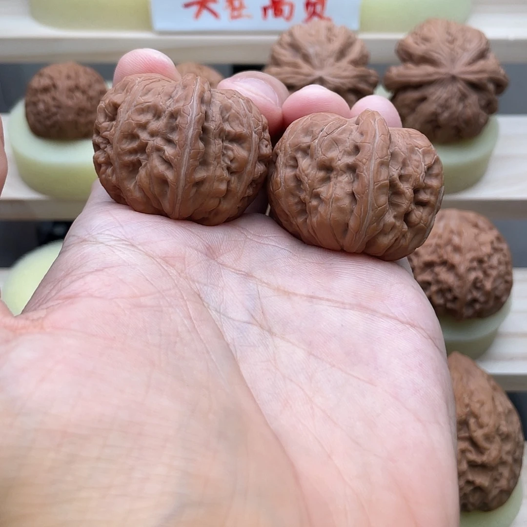 吊坠文玩核桃38全品球宝边肚同尺