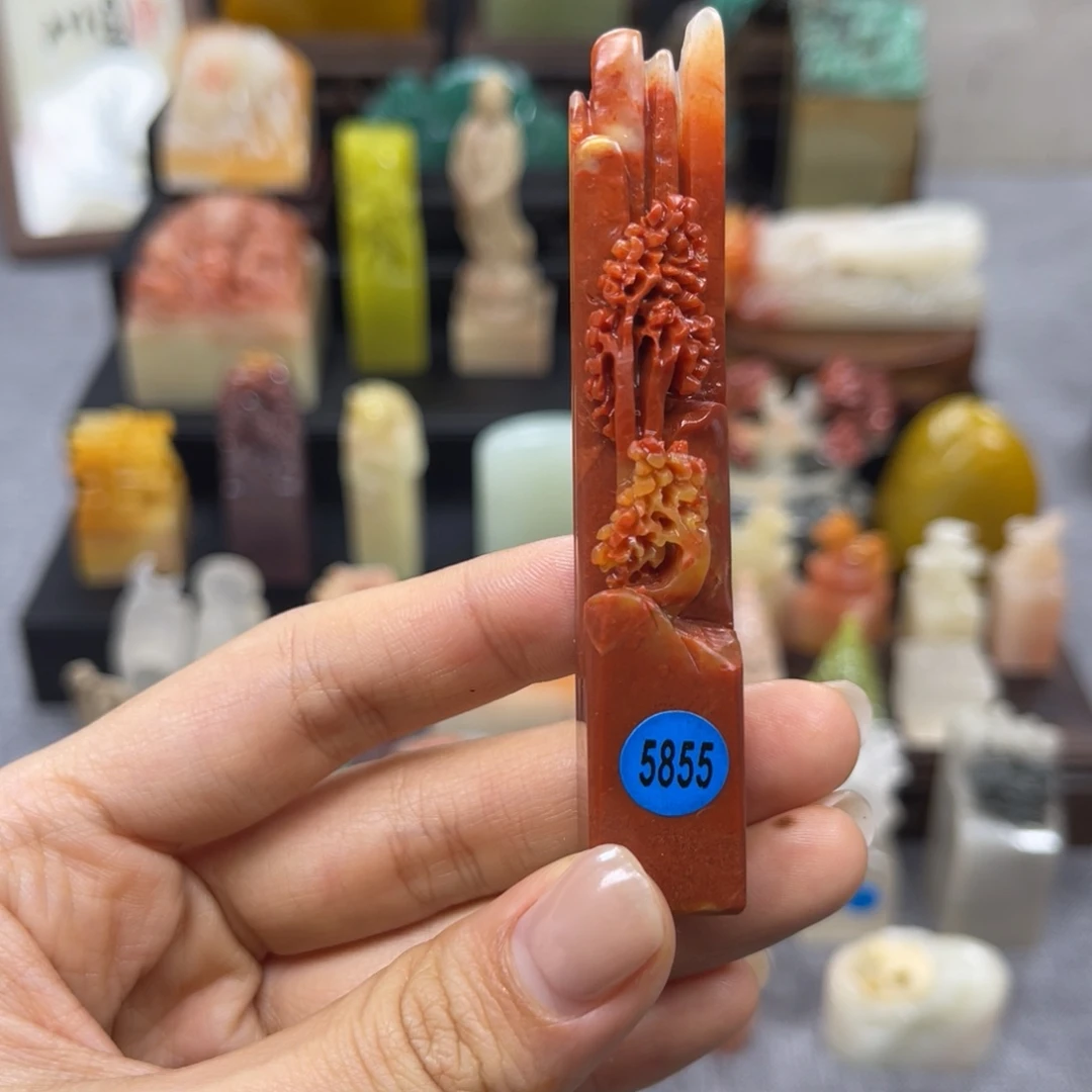 寿山石印石5855。