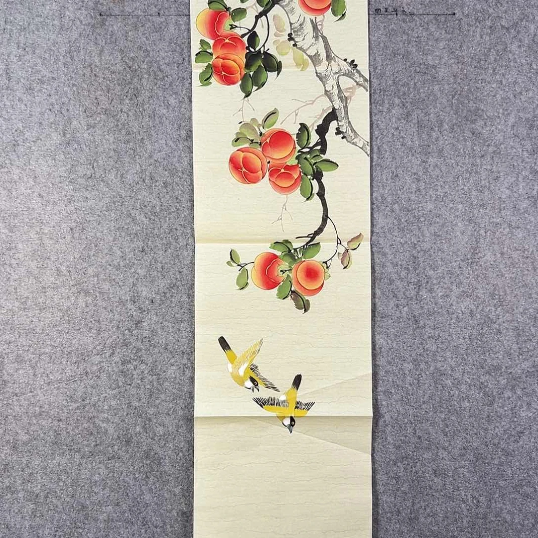 国画201 花鸟等各种花卉图案为一体