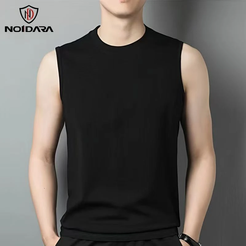 男士圆领纯色背心