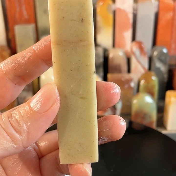 寿山石印石冷****火寿山石印石