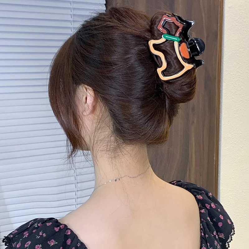 可爱夹子顶夹原创设计抓夹日韩甜美网红女发夹卡通气质百搭发卡ZB