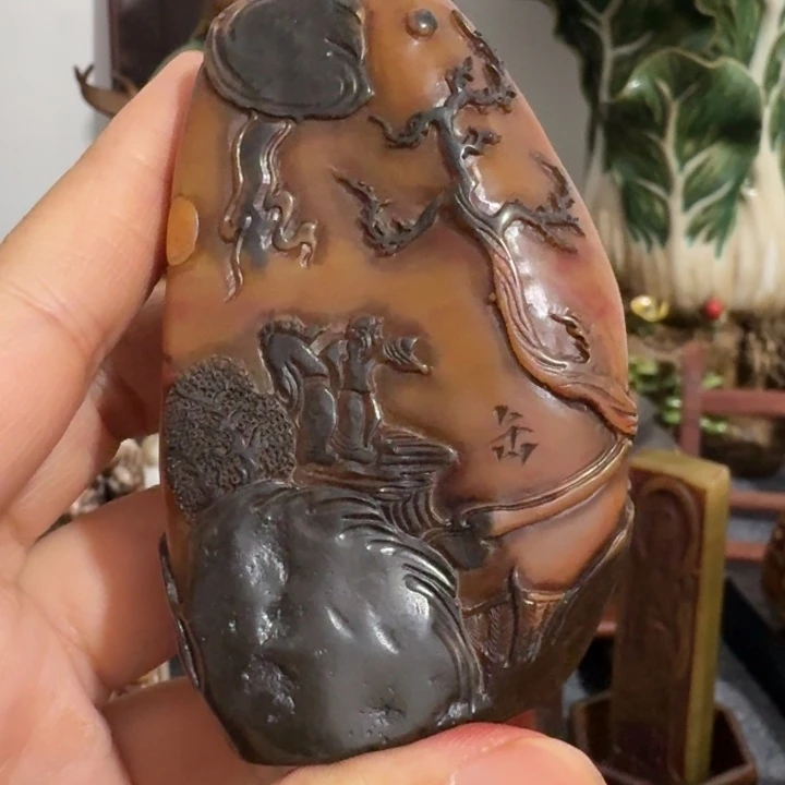 有***人石材手工艺品摆件包邮